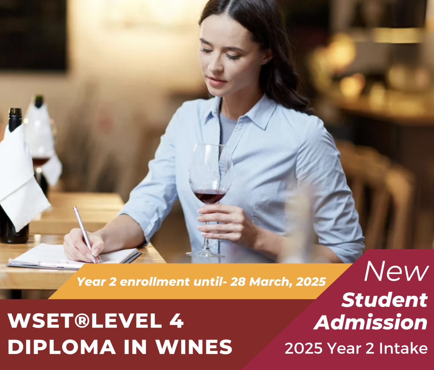 WSET Level 4 Diploma in Wines February 2025 Intake 