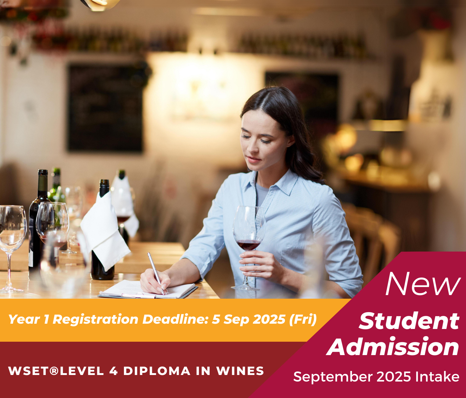 WSET Level 4 Diploma in Wines September 2025 Intake 