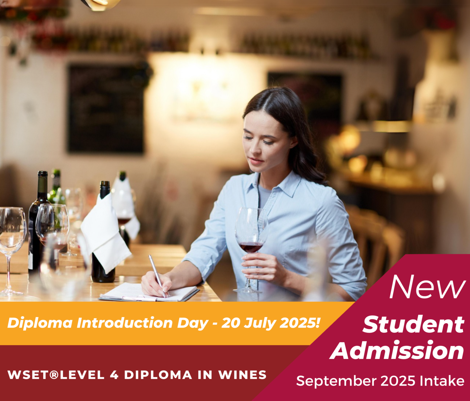 WSET Level 4 Diploma in Wines September 2025 Intake 