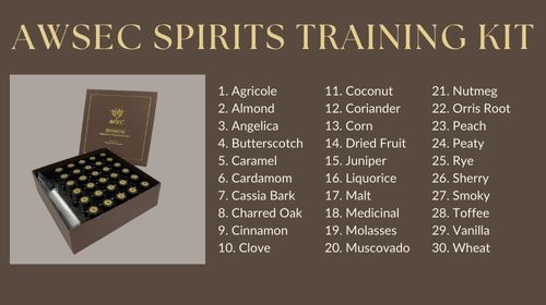AWSEC Spirits Aroma Training Kit