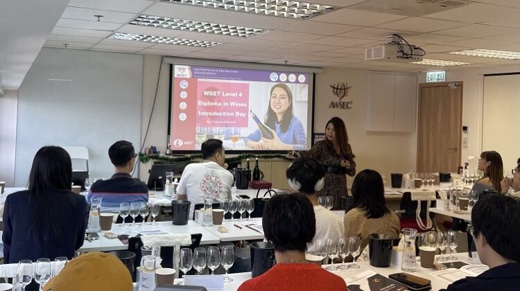 Our founder & principal educator, Ms Jennie Mack, DipWSET, FWS, IWS, SWS, was holding the Introduction Day.