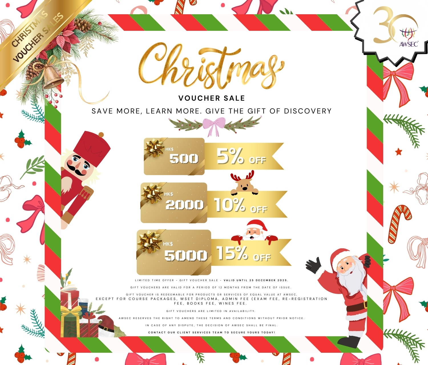 Christmas Voucher Sale