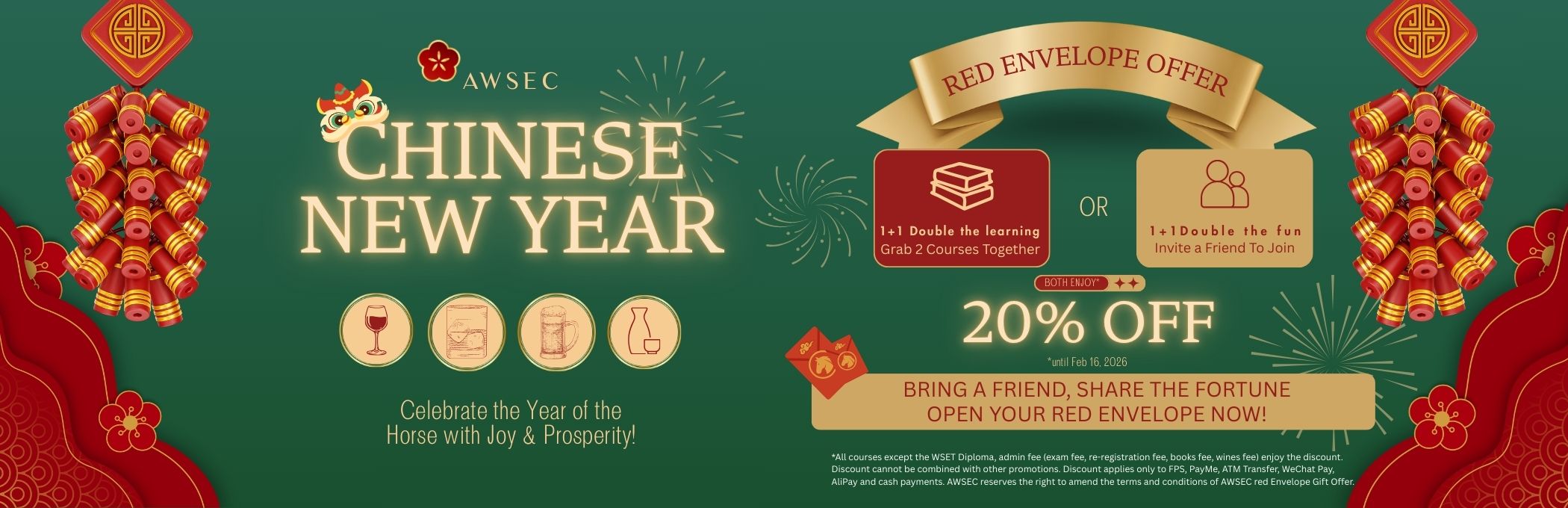 AWSEC CHINESE NEW YEAR RED ENVELOPE OFFER