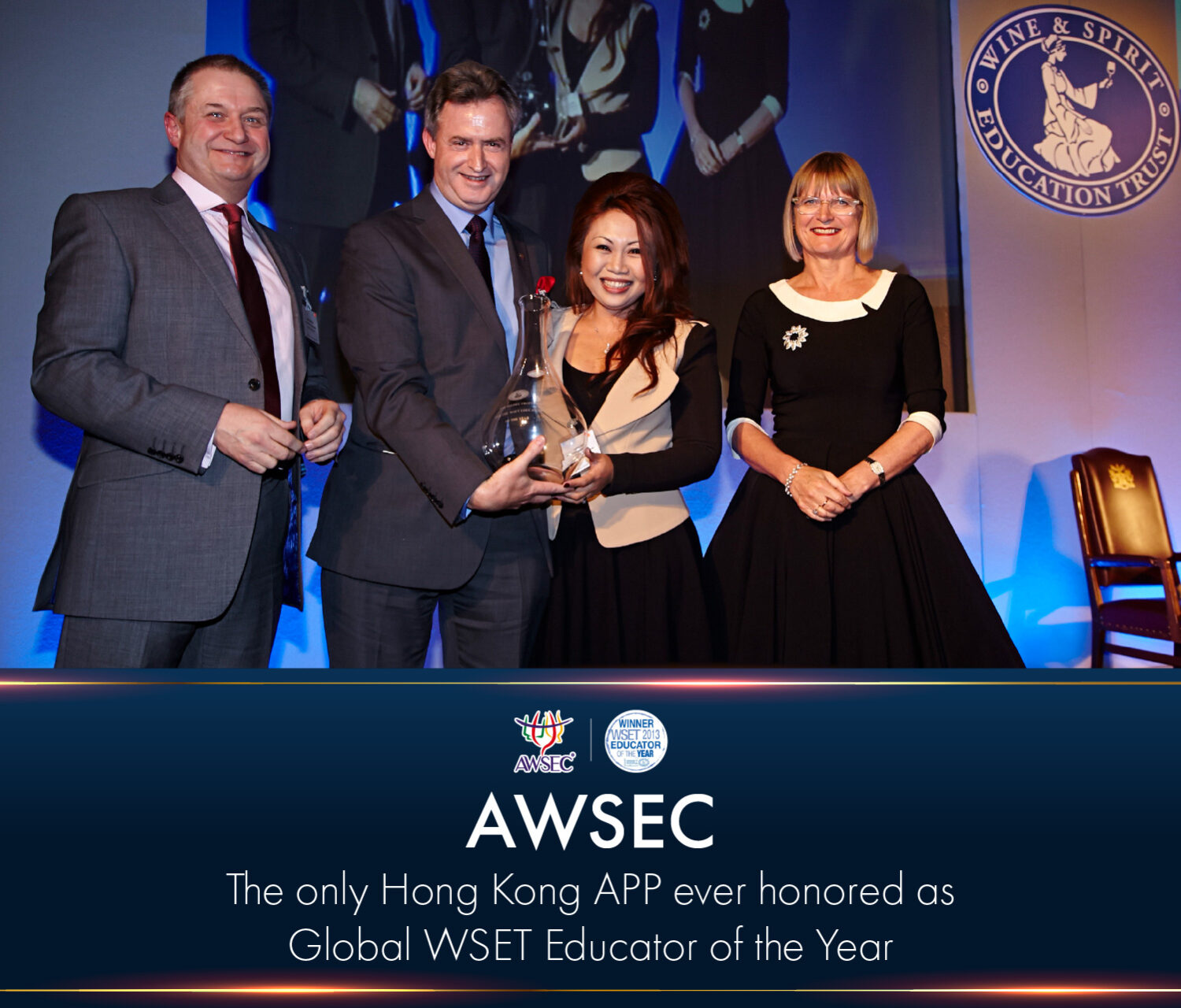 WSET Global Educator of the year 2013