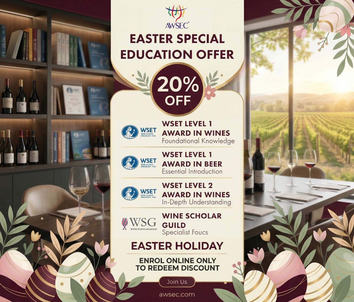 AWSEC 2026 Easter - Online registration Discount