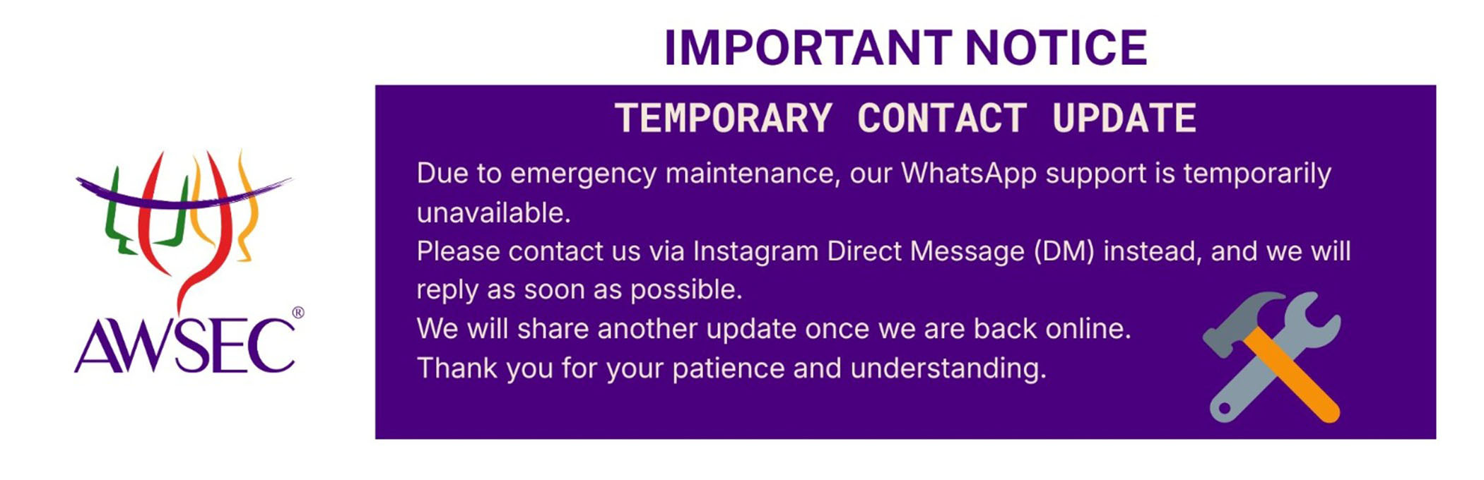 Special Maintenance