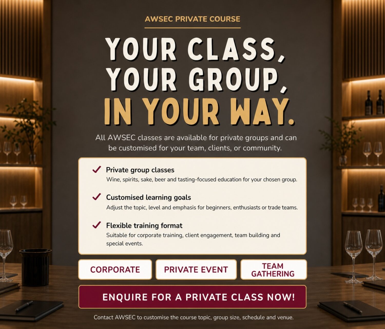 AWSEC Private Course