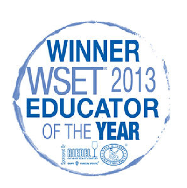 Winner - WSET 2013 Educator of the Year